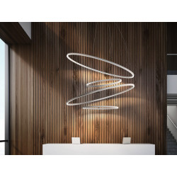 Pakabinamas LED šviestuvas Zero Round D50 BRONZOS SPALVOS kaina