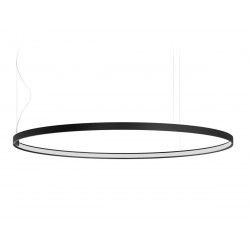 Pakabinamas LED šviestuvas Zero Round D100 JUODAS