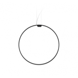 Pakabinamas LED šviestuvas Zero Round Vertical D50 JUODAS
