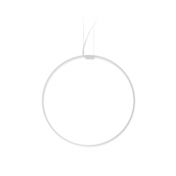 Pakabinamas LED šviestuvas Zero Round Vertical D50 BALTAS