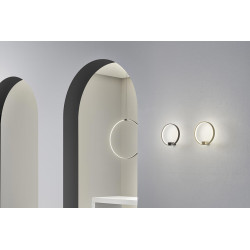 Sieninis LED šviestuvas Zero Round ŽALVARIO SPALVOS kaina