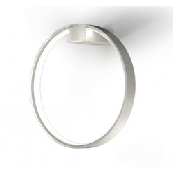 Sieninis LED šviestuvas Zero Round Titanium