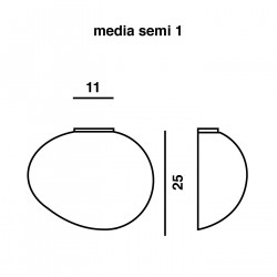 SIENINIS ŠVIESTUVAS GREGG MEDIA SEMI 1 (ĮVAIRIOS SPALVOS) pristatymas