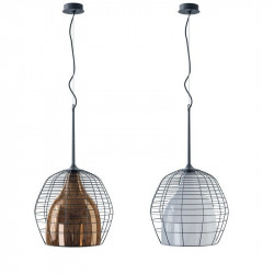 Pakabinamas šviestuvas Diesel Cage Small BALTAS | JUODAS internetu