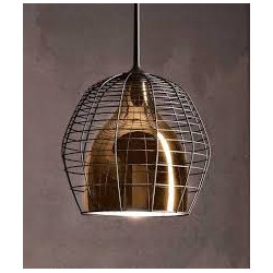 Pakabinamas šviestuvas Diesel Cage Small JUODAS | BRONZOS SPALVOS pigiau