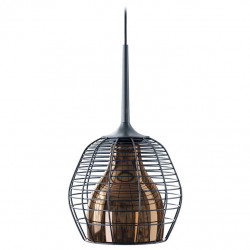 Pakabinamas šviestuvas Diesel Cage Small JUODAS | BRONZOS SPALVOS