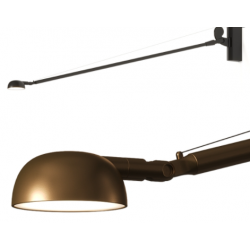 Lubinis/sieninis LED šviestuvas Opuntia Titanium 130 pigiau