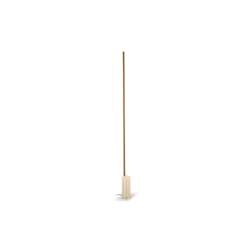 Šviestuvas pastatomas LED Panzeri Hillow line White/bronze T10817.200.0522