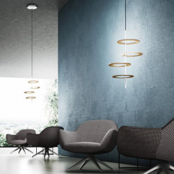 Pakabinamas LED šviestuvas Hula Hoop S4 (2 spalvos) pigiau