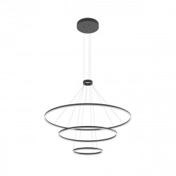 Pakabinamas LED šviestuvas ORBIT 3 D120 CCT JUODAS Dimeriuojamas DALI
