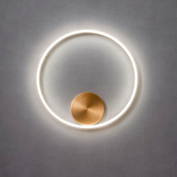 Sieninis - lubinis led šviestuvas Orbit 26W CCT D40 BRONZOS SPALVOS Direct dimeriuojamas TRIAC pigiau