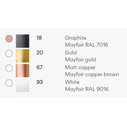 Stalinis šviestuvas Mayfair Copper kaina