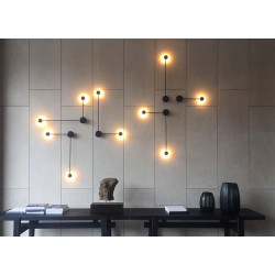 Sieninis LED šviestuvas Pin ŽALIAS kaina