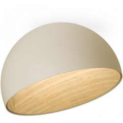 Lubinis LED šviestuvas Duo D70 KREMINĖS SPALVOS dimeriuojamas