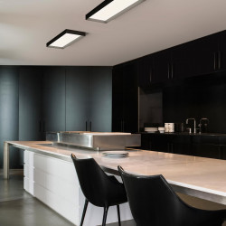 Lubinis LED šviestuvas Up rectangular graphite dimeriuojamas internetu