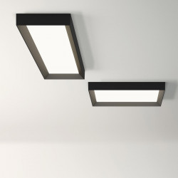 Lubinis LED šviestuvas Up rectangular BALTAS dimeriuojamas kaina