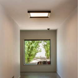 Lubinis LED šviestuvas Up square graphite (white) dimeriuojamas pristatymas