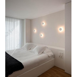 Lubinis/sieninis LED šviestuvas Funnel D50 BALTAS internetu