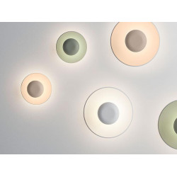 Lubinis/sieninis LED šviestuvas Funnel D50 BALTAS skubiai