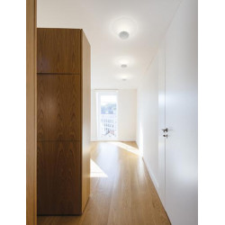 Lubinis/sieninis LED šviestuvas Funnel D50 BALTAS kaina
