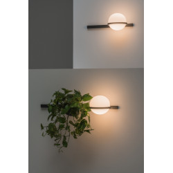 Sieninis LED šviestuvas Palma 3702 Graphite internetu