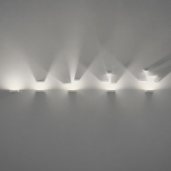 Sieninis LED šviestuvas Set 3 BALTAS pristatymas
