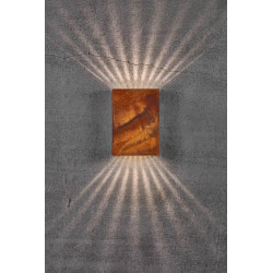 SIENINIS LED ŠVIESTUVAS FOLD CORTEN 15 pristatymas