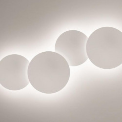 Sieninis LED šviestuvas Puck wall art D30  ANTRACITAS dimeriuojamas atsiliepimai