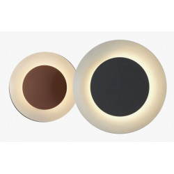 Sieninis LED šviestuvas Puck wall art D60 PILKAS dimeriuojamas internetu