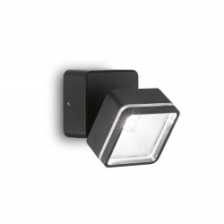 Sieninis šviestuvas OMEGA AP Square JUODAS 4000K