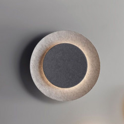 Sieninis LED šviestuvas Puck wall art D60 RUDAS dimeriuojamas skubiai
