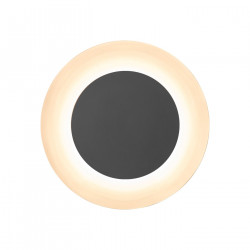 Sieninis LED šviestuvas Puck wall art D60 PILKAS felt dimeriuojamas internetu