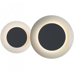 Sieninis LED šviestuvas Puck wall art D60 PILKAS felt dimeriuojamas skubiai