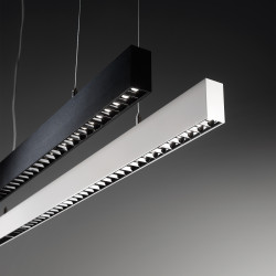 Pakabinamas LED šviestuvas OFFICE SP 3000K JUODAS kaina