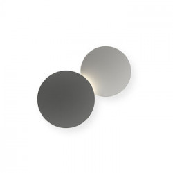 Sieninis LED šviestuvas Puck wall art 2 light/dark PILKAS dimeriuojamas