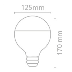 LED LEMPUTĖ DECOGLOBO MIRROR 6W 2700K kaina