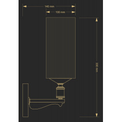 SIENINIS ŠVIESTUVAS MERANO GLASS (ĮVAIRIOS SPALVOS) kaina