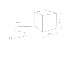 PASTATOMAS ŠVIESTUVAS CUMULUS cube M pigiau
