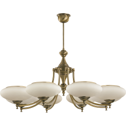 Pakabinamas šviestuvas San Marino 8 glass (įvairios spalvos)