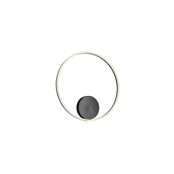 Sieninis - lubinis LED DIMERIUOJAMAS šviestuvas Orbit D60 JUODAS direct CCT DALI