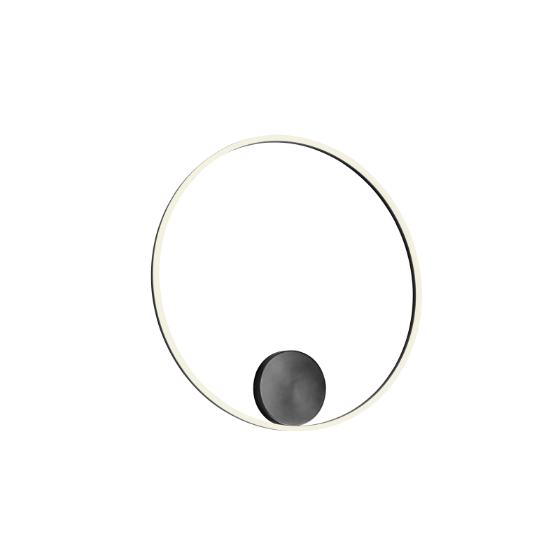 Šviestuvas sieninis - lubinis Redo Orbit black 01-1959-DALi