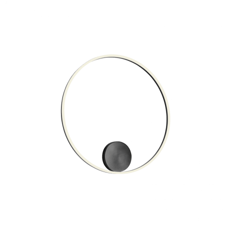 Šviestuvas sieninis - lubinis Redo Orbit black 01-1959-DALi