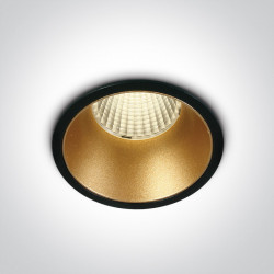 ĮLEIDŽIAMAS LED ŠVIESTUVAS SPOTS FIXED 10112K/B/W 12W 3000K JUODAS | ŽALVARIO SPALVOS kaina