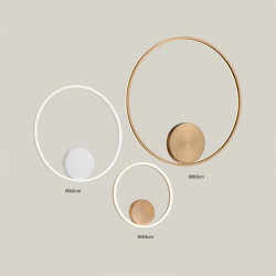 Sieninis - lubinis LED dimeriuojamas šviestuvas Orbit D40 CCT BALTAS indirect TRIAC kaina