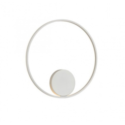 Sieninis - lubinis LED dimeriuojamas šviestuvas Orbit D40 CCT BALTAS indirect TRIAC