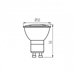 LED lempa TOMIv2 GU10 6,5W-WW
