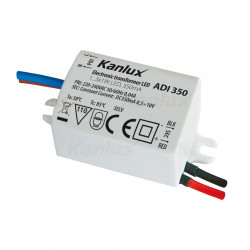 Stabilizuotos srovės LED maitinimo šaltinis ADI350 1-3W 350mA