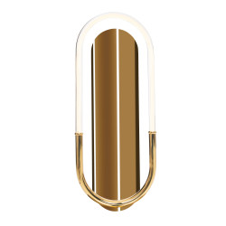 Sieninis LED šviestuvas OLIVIA 15W aukso spalvos