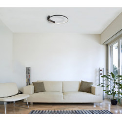 Lubinis LED šviestuvas VELVET 38W JUODAS