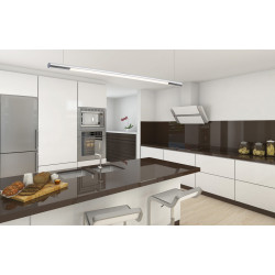 PAKABINAMAS led ŠVIESTUVAS ORGANIC HORIZON 150 chrom kaina